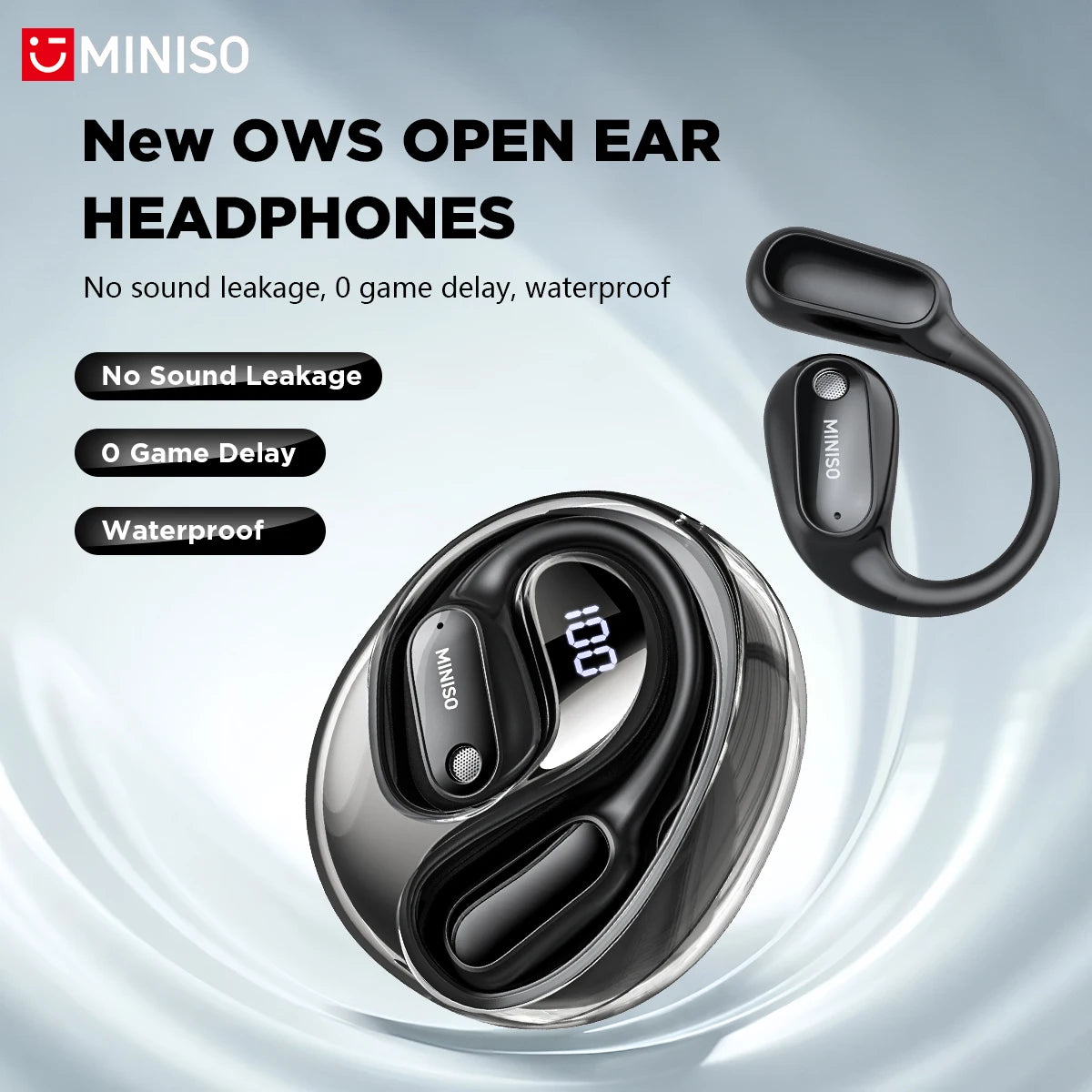 Translator  MS190 New OWS Wireless Headphones Sport Waterproof Headsets Intelligent Bluetooth Translation Earbuds