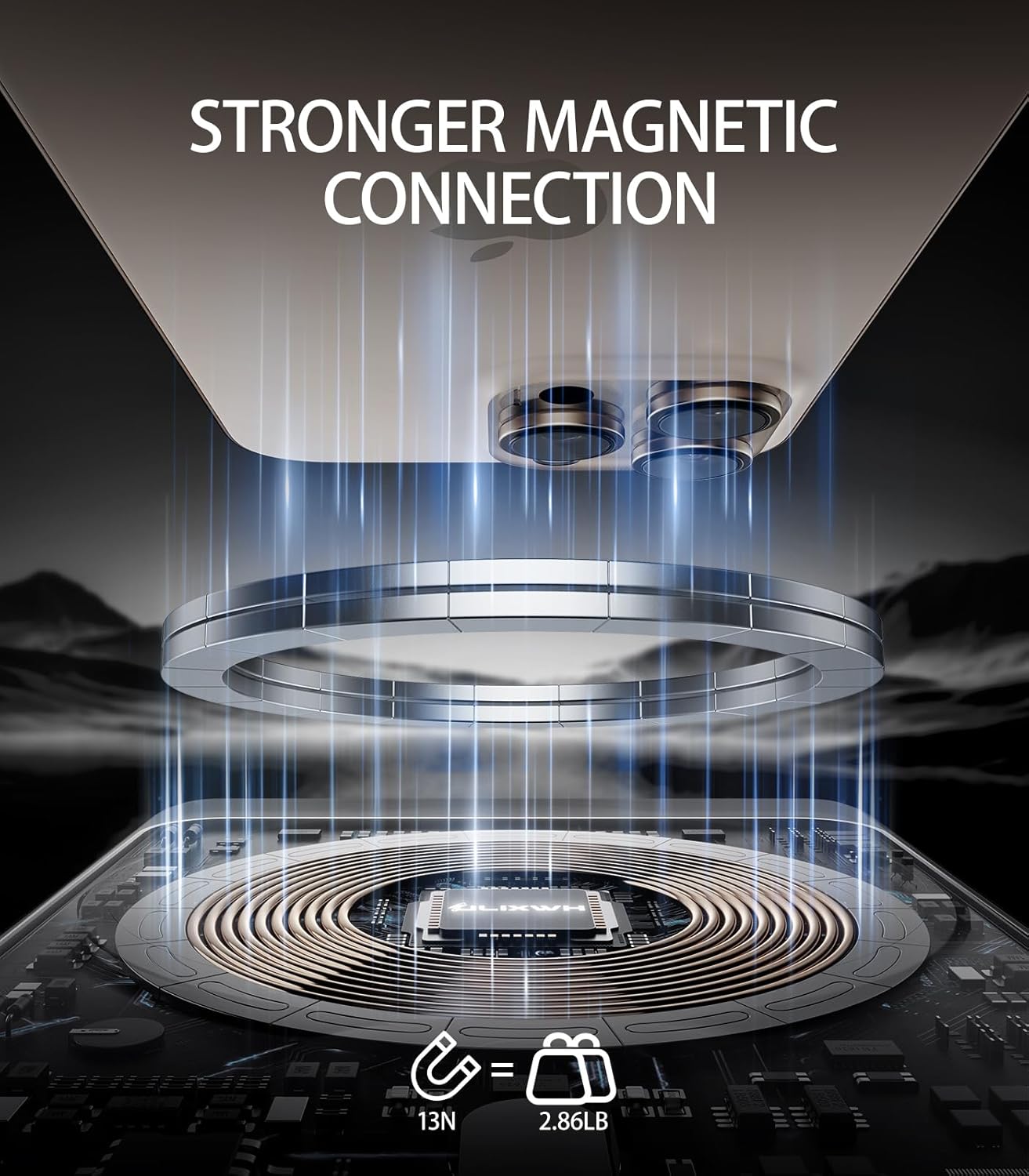 [0.3" Ultra Slim] [Alloy-Made]  for Magsafe Portable Charger for Iphone, 2025 Upgrade 5000Mah Fast Charging Magnetic Power Bank, Wireless Battery Pack for Iphone 17 Air 16 15 Pro Max 14 13, Grey