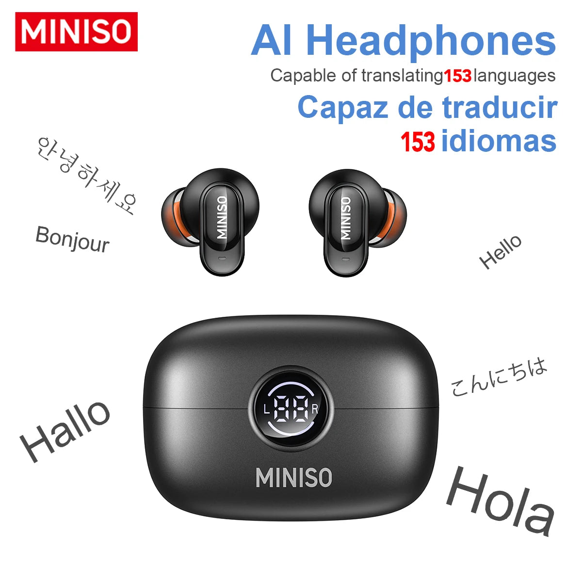 MS105 Bluetooth Earphone In-Ear Earbuds Soft Earbuds Wireless Headphones Waterproof IPX5