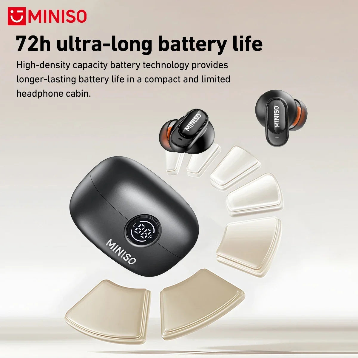 MS105 Bluetooth Earphone In-Ear Earbuds Soft Earbuds Wireless Headphones Waterproof IPX5